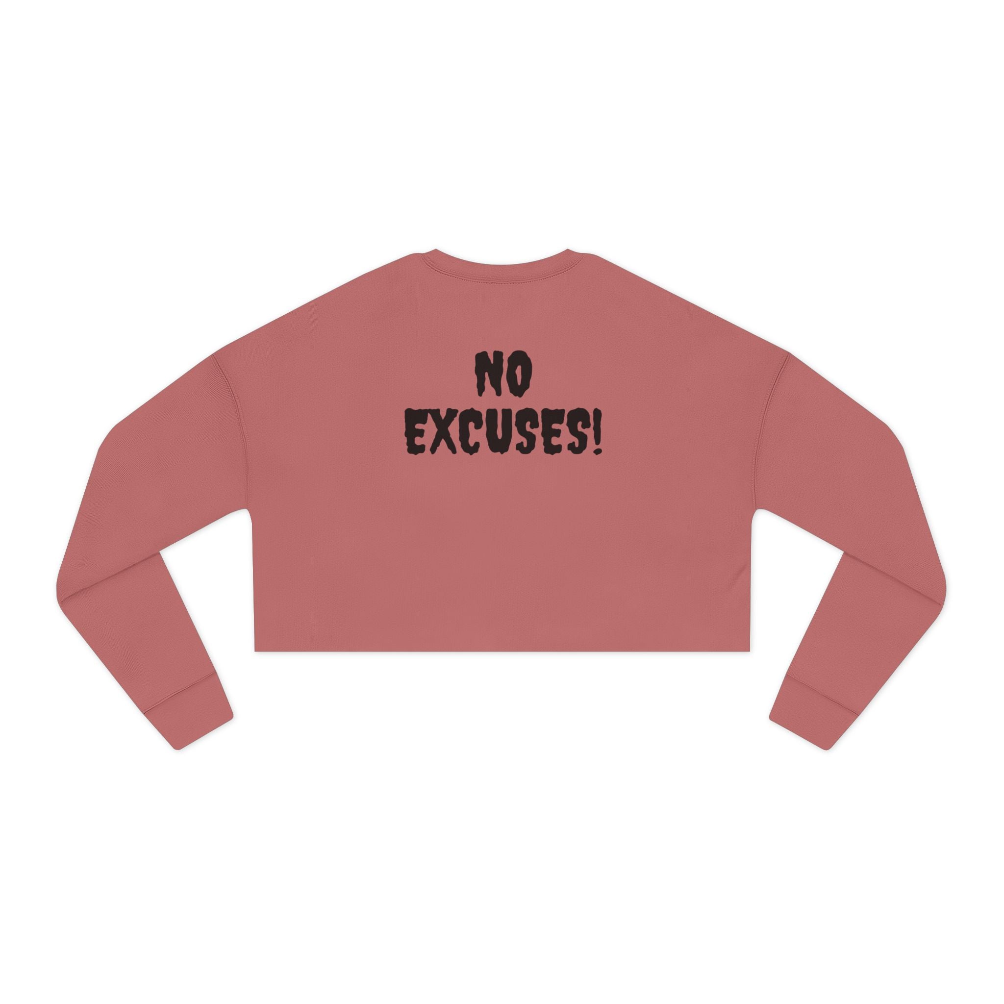 Empowered Women's Cropped Sweatshirt - Motivational Fitness Apparel