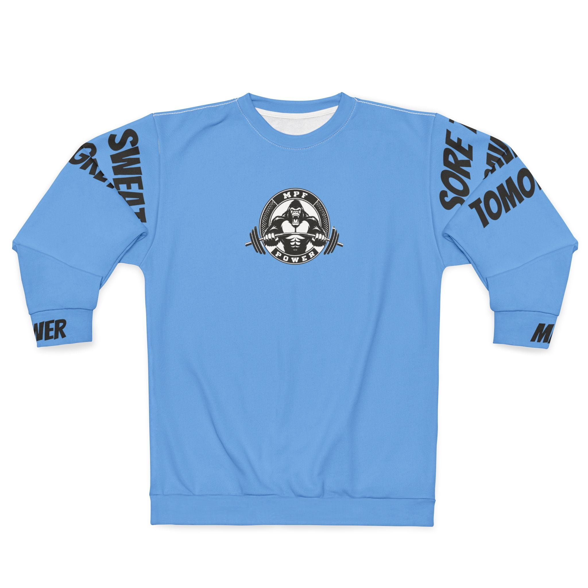 PR Light Blue Red Sweatshirt