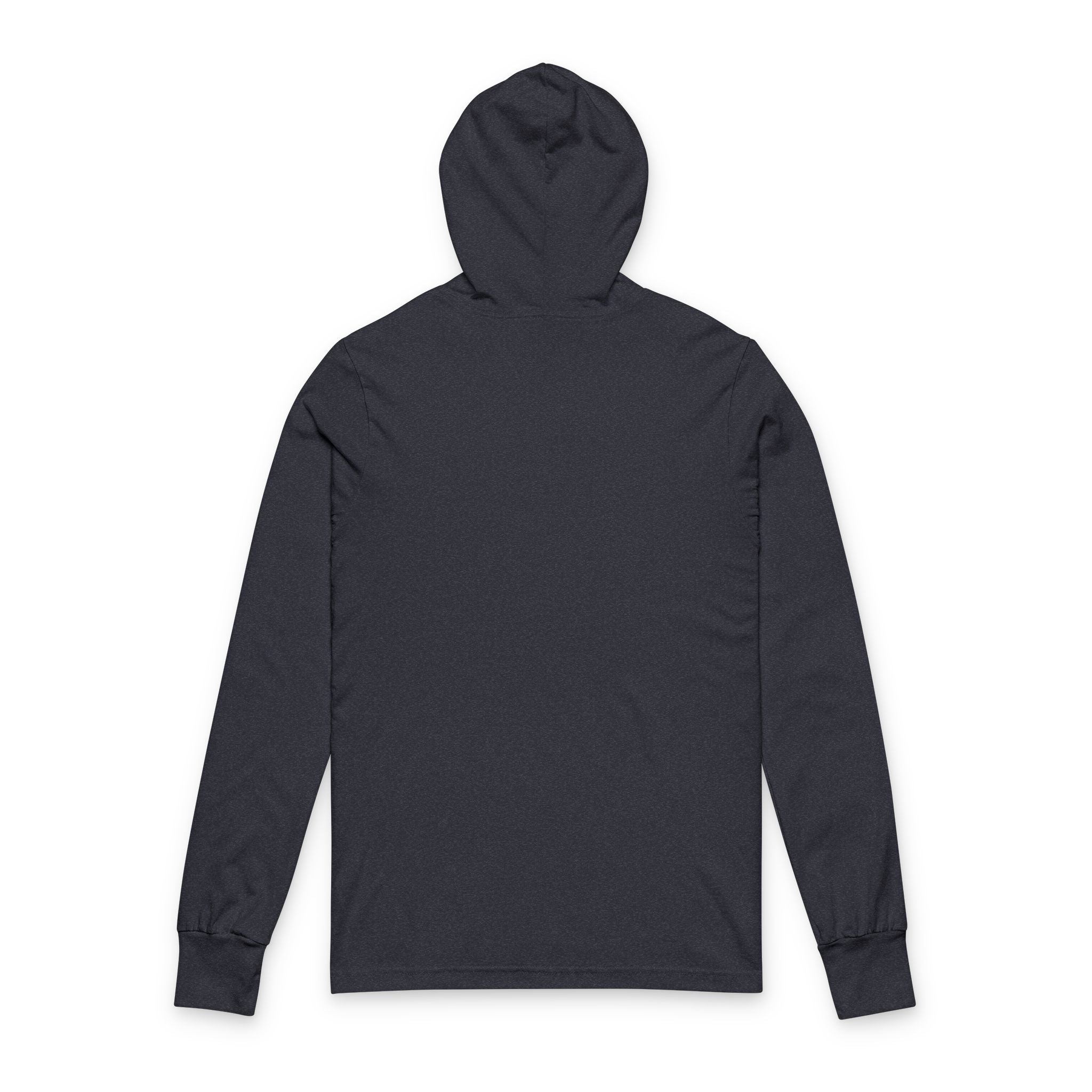 Unisex Hooded Tee: Sporty Long Sleeve Shirt for Active Lifestyle, Perfect for Gym, Casual Wear, and Outdoor Activities