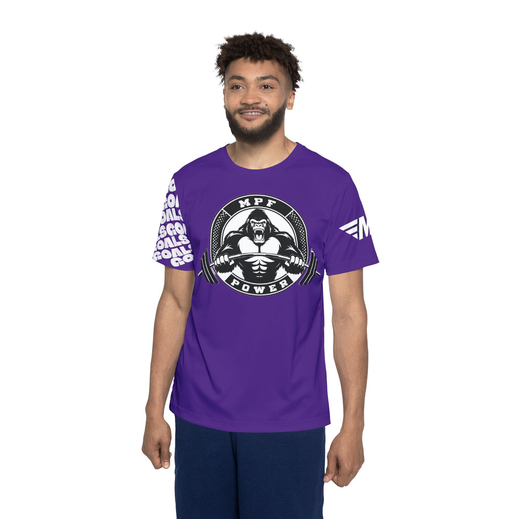 Purple Men's Sports Jersey – Goals & Victory Athletic Tee