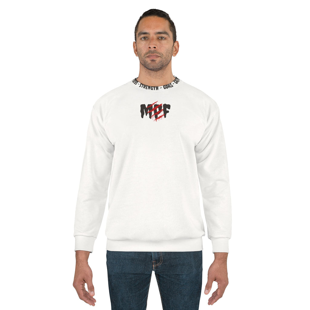 Power-Strength Unisex Sweatshirt - Bold Graphic, Cozy Layering, Gym Wear, Fitness Sweatshirt, Casual Style, Gift Idea
