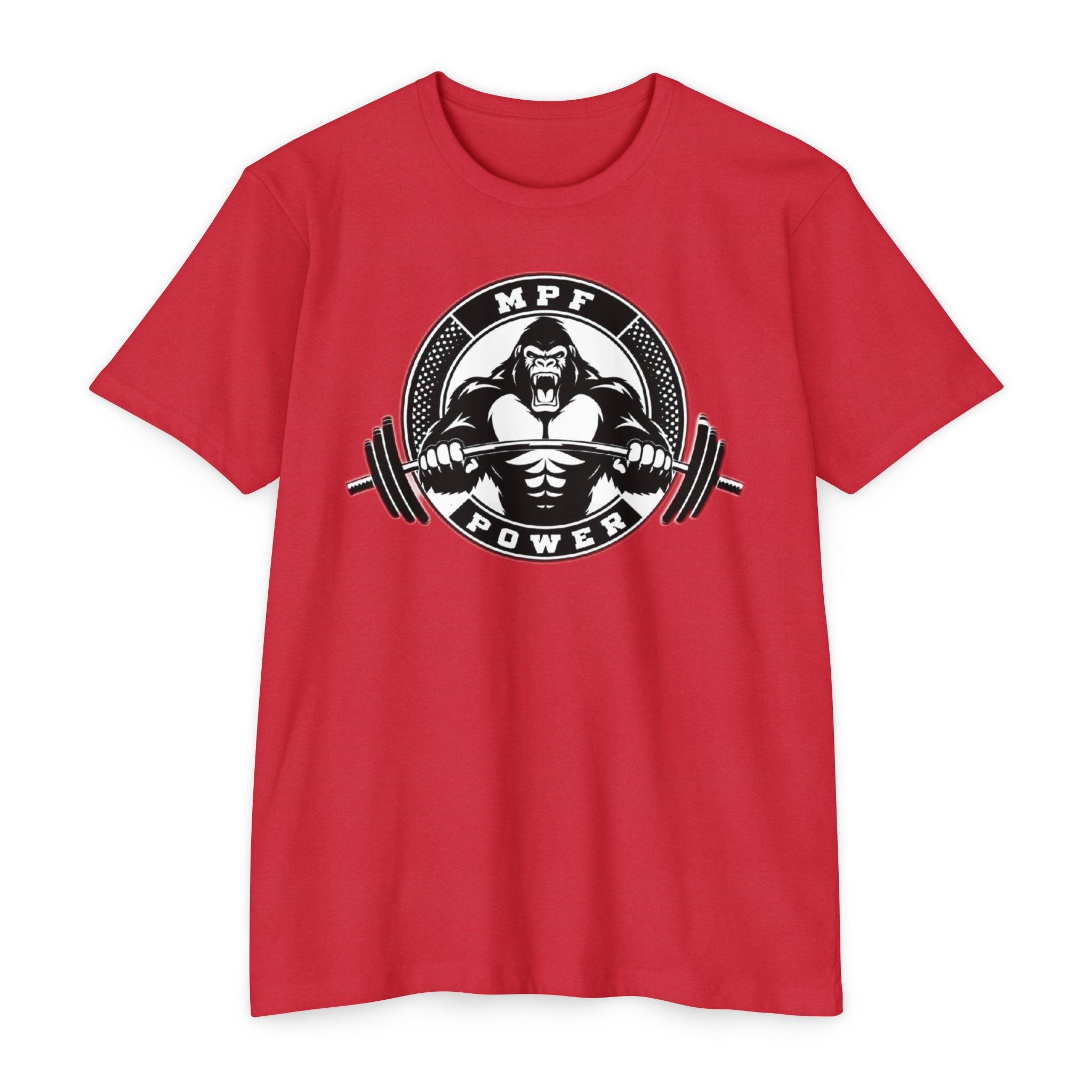 MPF Power Weightlifting T-Shirt — Gorilla Barbell Gym Tee