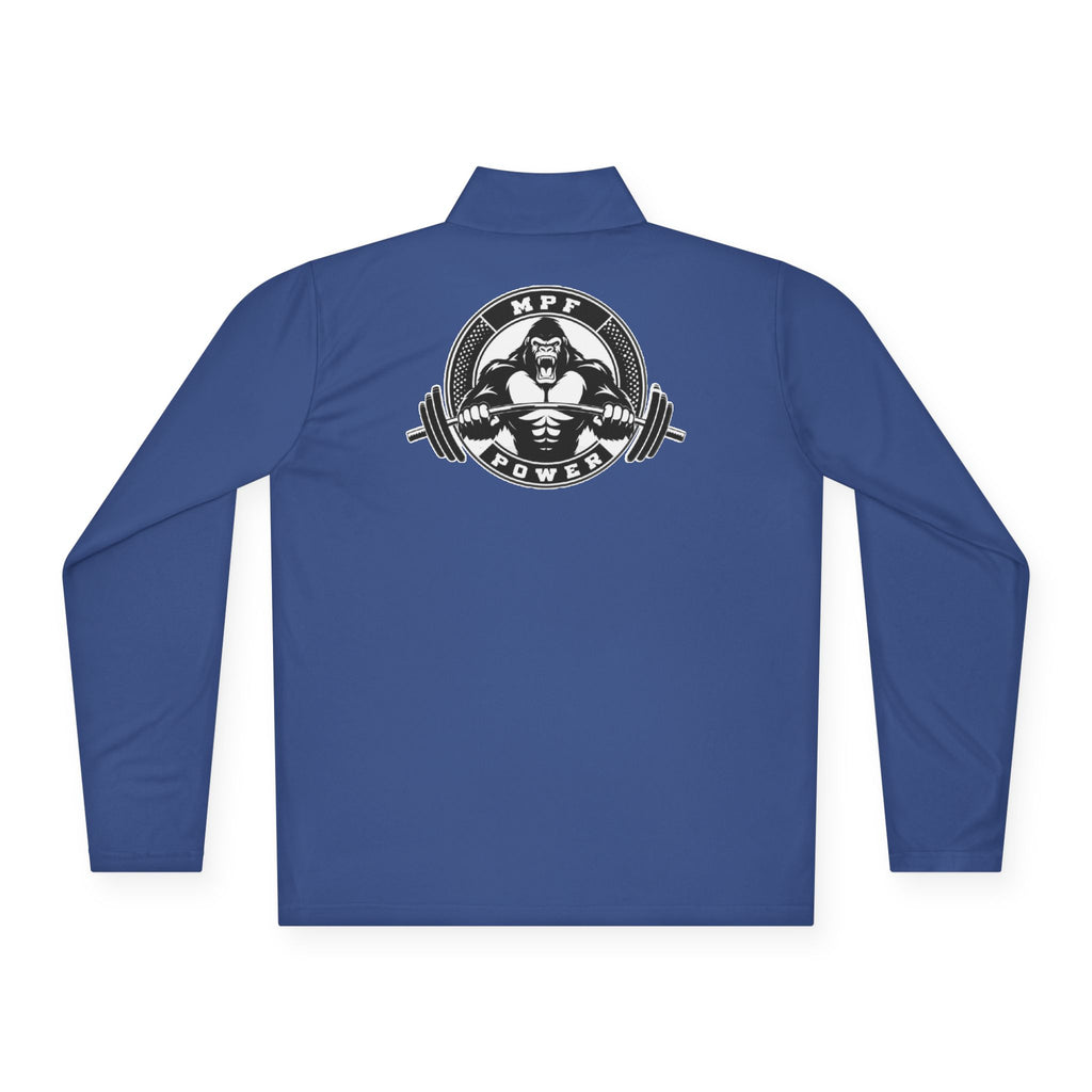 Muscle & Motivational Unisex Quarter-Zip Pullover - Fitness Apparel, Activewear, Workout Gear, Gym Style, Trendy Exercise Hoodie