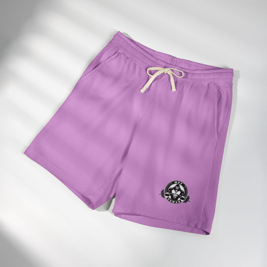 Lightweight Fleece Sweat Shorts — Minimal Compass Logo Lounge Shorts