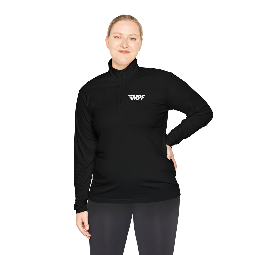Muscle & Motivational Unisex Quarter-Zip Pullover - Fitness Apparel, Activewear, Workout Gear, Gym Style, Trendy Exercise Hoodie