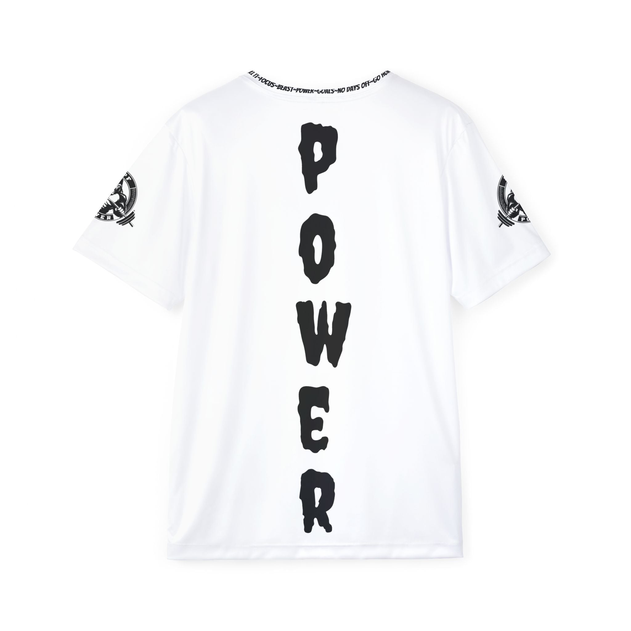 White Beast Mode Shirt - Athletic Activewear