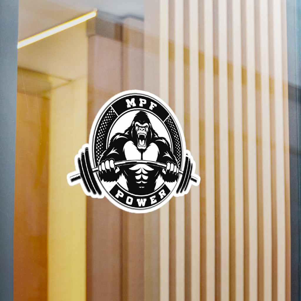 Power Gorilla Vinyl Decals | Strength Training Stickers for Gym Lovers | Motivational Home Decor, Workout Gifts, Sports Enthusiasts