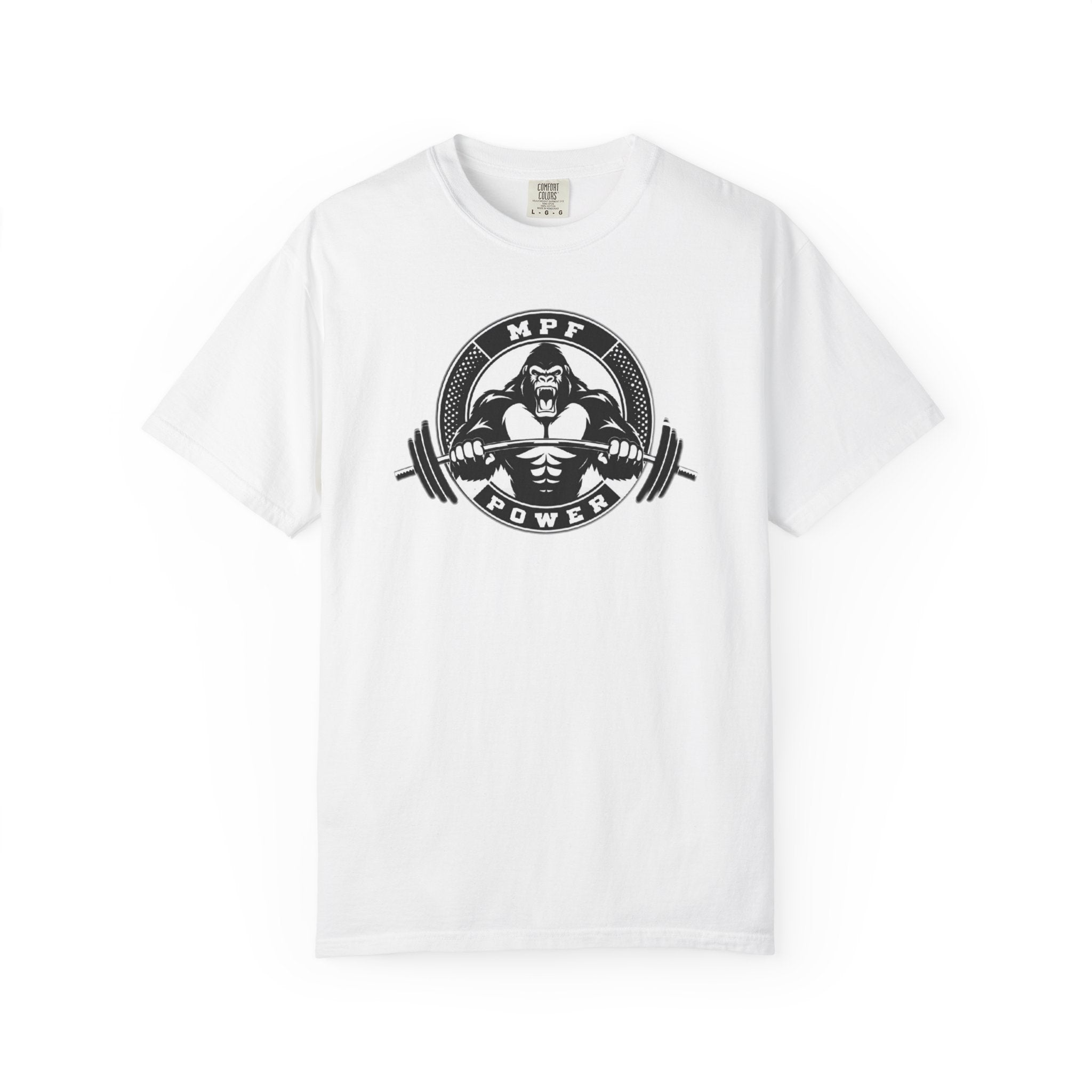 MPF-POWER Logo Garment-Dyed T-shirt