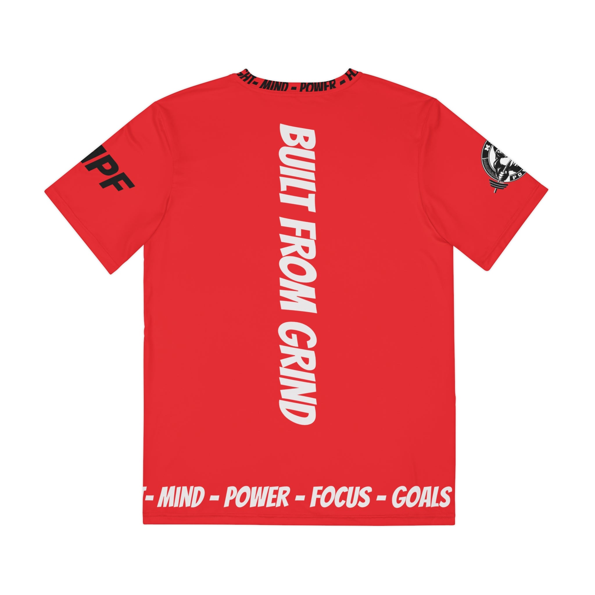 Red MPF Tee, Motivational T-Shirt, Fitness Apparel, Workout Gear, Gym Wear, Active Lifestyle Shirt