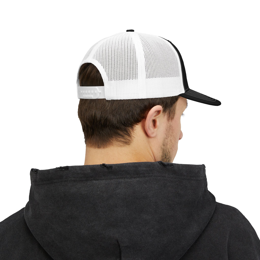 Embroidered Snapback Trucker Cap, Stylish Baseball Hat, Perfect for Outdoor Activities, Casual Wear, Gifts for Him/Her