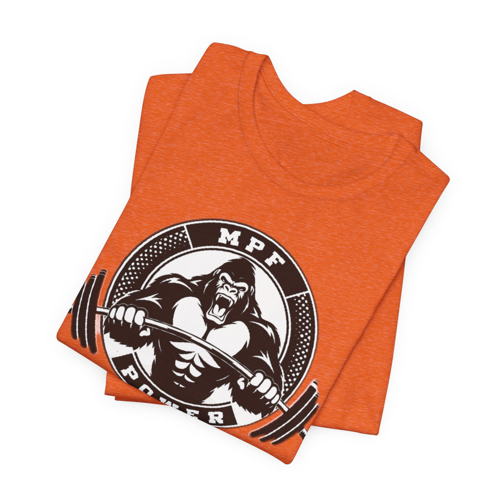 Muscle Power Gym Tee | Unisex Short Sleeve Workout Shirt