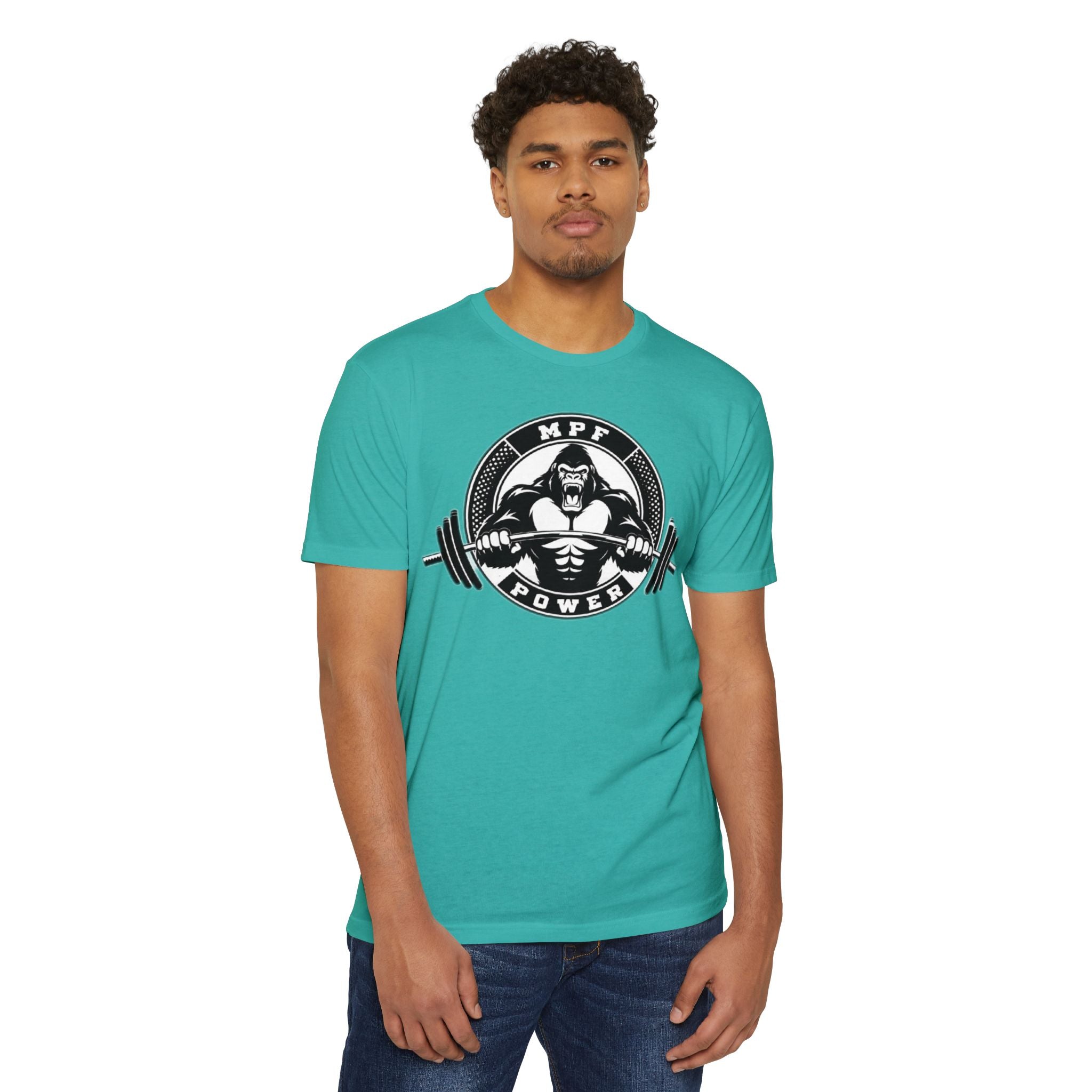 MPF Power Weightlifting T-Shirt — Gorilla Barbell Gym Tee