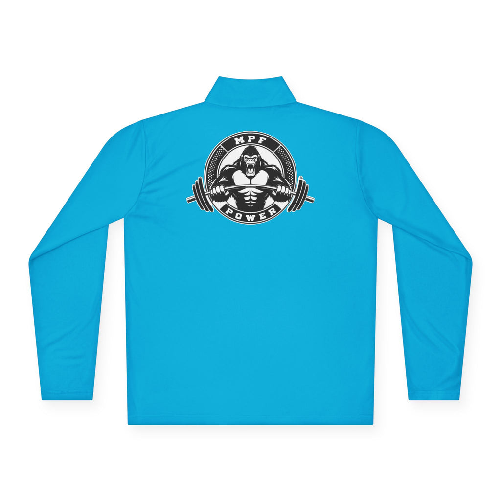 Muscle & Motivational Unisex Quarter-Zip Pullover - Fitness Apparel, Activewear, Workout Gear, Gym Style, Trendy Exercise Hoodie