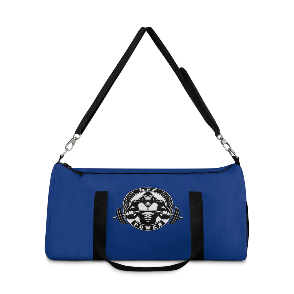MPF Power Blue Duffel Bag - Perfect for Gym & Travel
