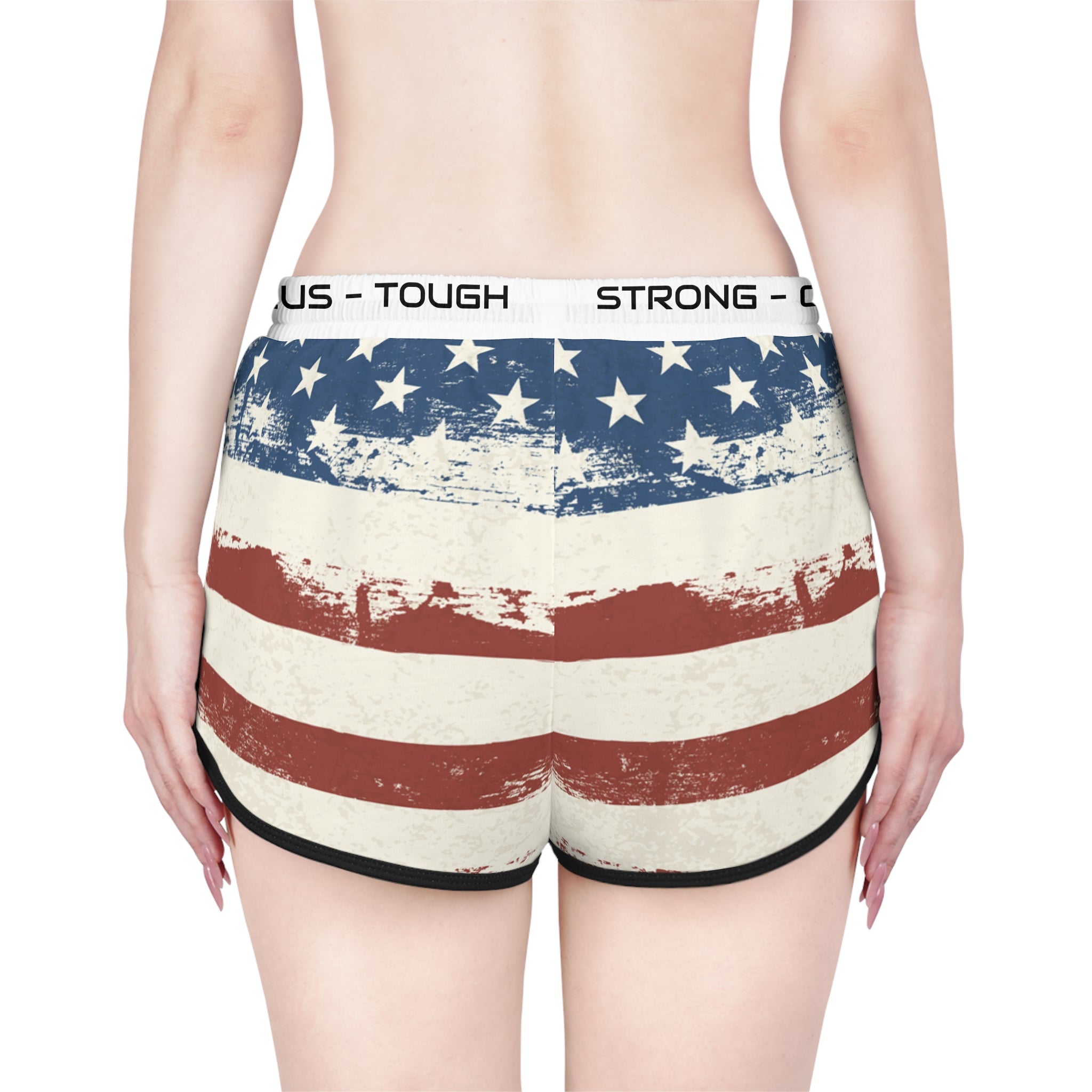 Empowering Women's Relaxed Workout Shorts | AOP, Gym, Fitness, Sportswear, Casual, Active Lifestyle
