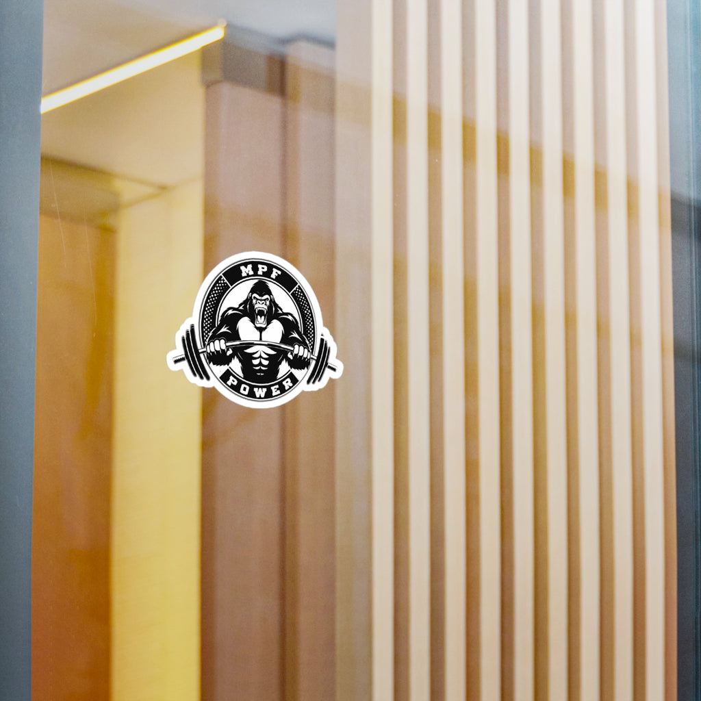 Power Gorilla Vinyl Decals | Strength Training Stickers for Gym Lovers | Motivational Home Decor, Workout Gifts, Sports Enthusiasts