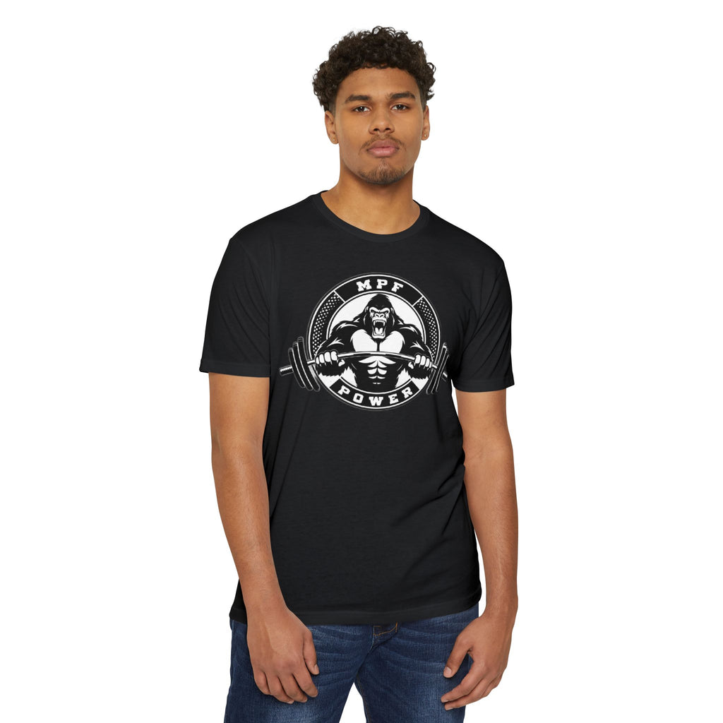 MPF Power Weightlifting T-Shirt — Gorilla Barbell Gym Tee