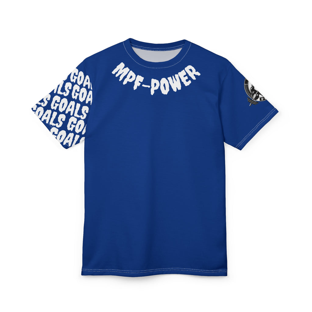Goals Motivational Unisex Cut & Sew Tee - MPF Power Goals