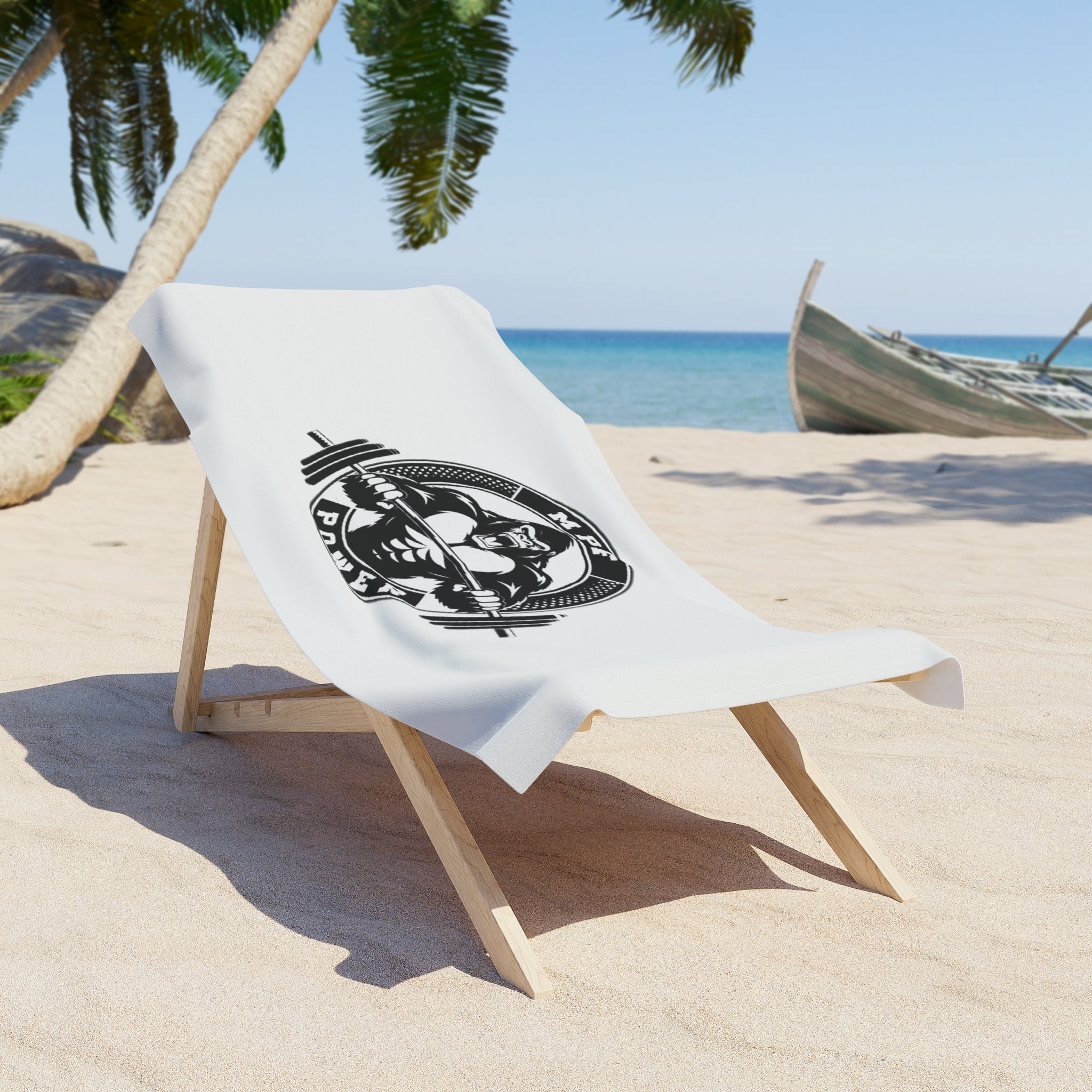 MPF Beach Towel | Fitness Inspiration for Beach Lovers, Weightlifting, Summer Fun, Workout Motivation