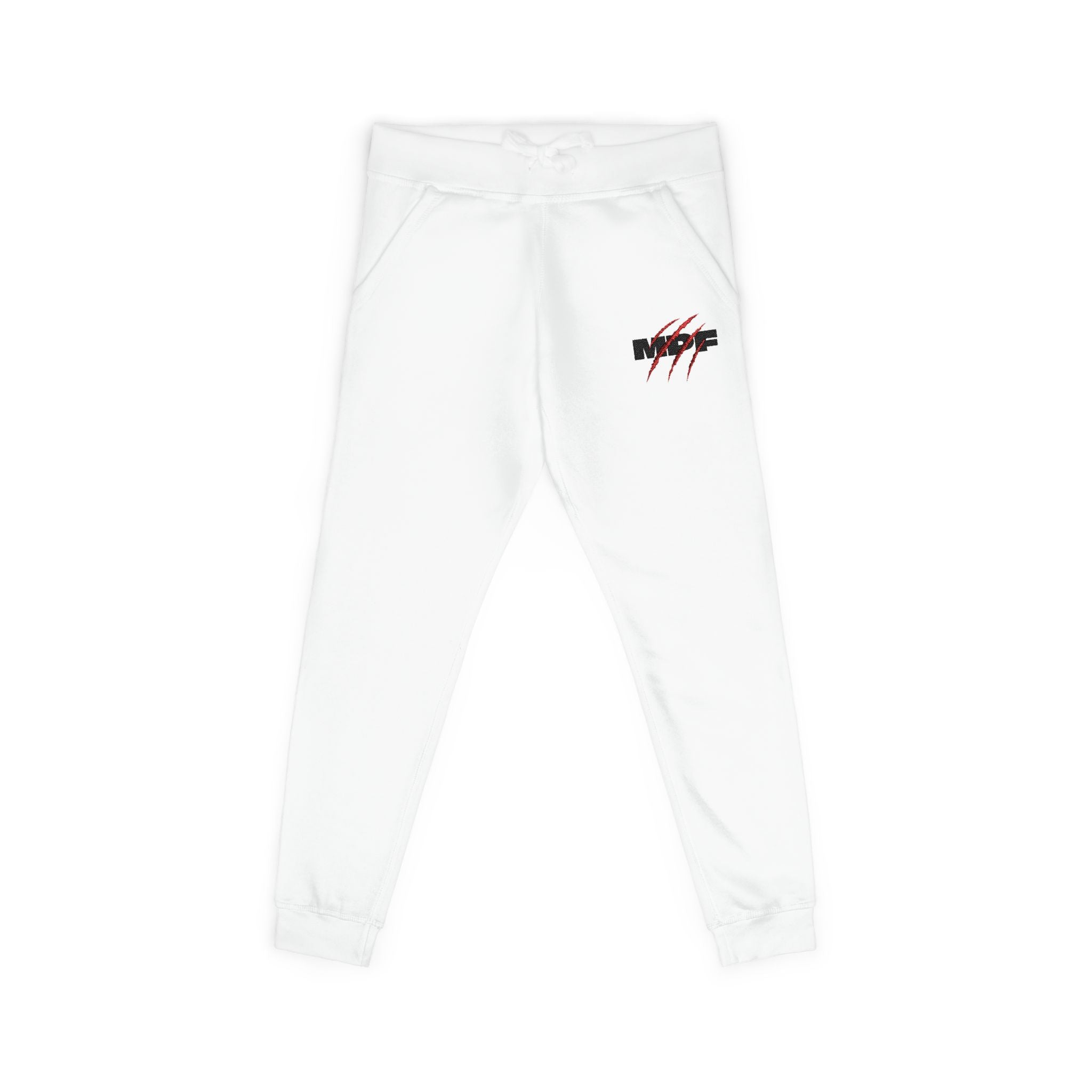 Cozy Embroidered Unisex Fleece Sweatpants for Relaxation, Comfortable Loungewear, Casual Outfits, Perfect Gift for Friends