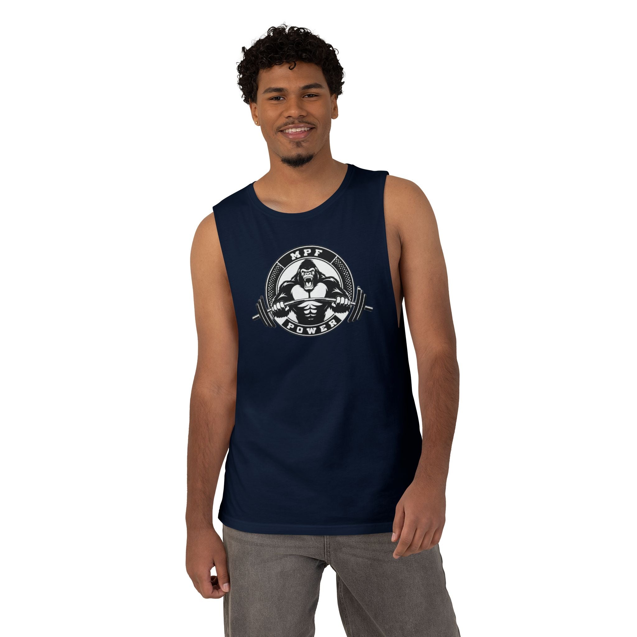 MPF Power Unisex Tank Top - Gym Workout Sleeveless Tee