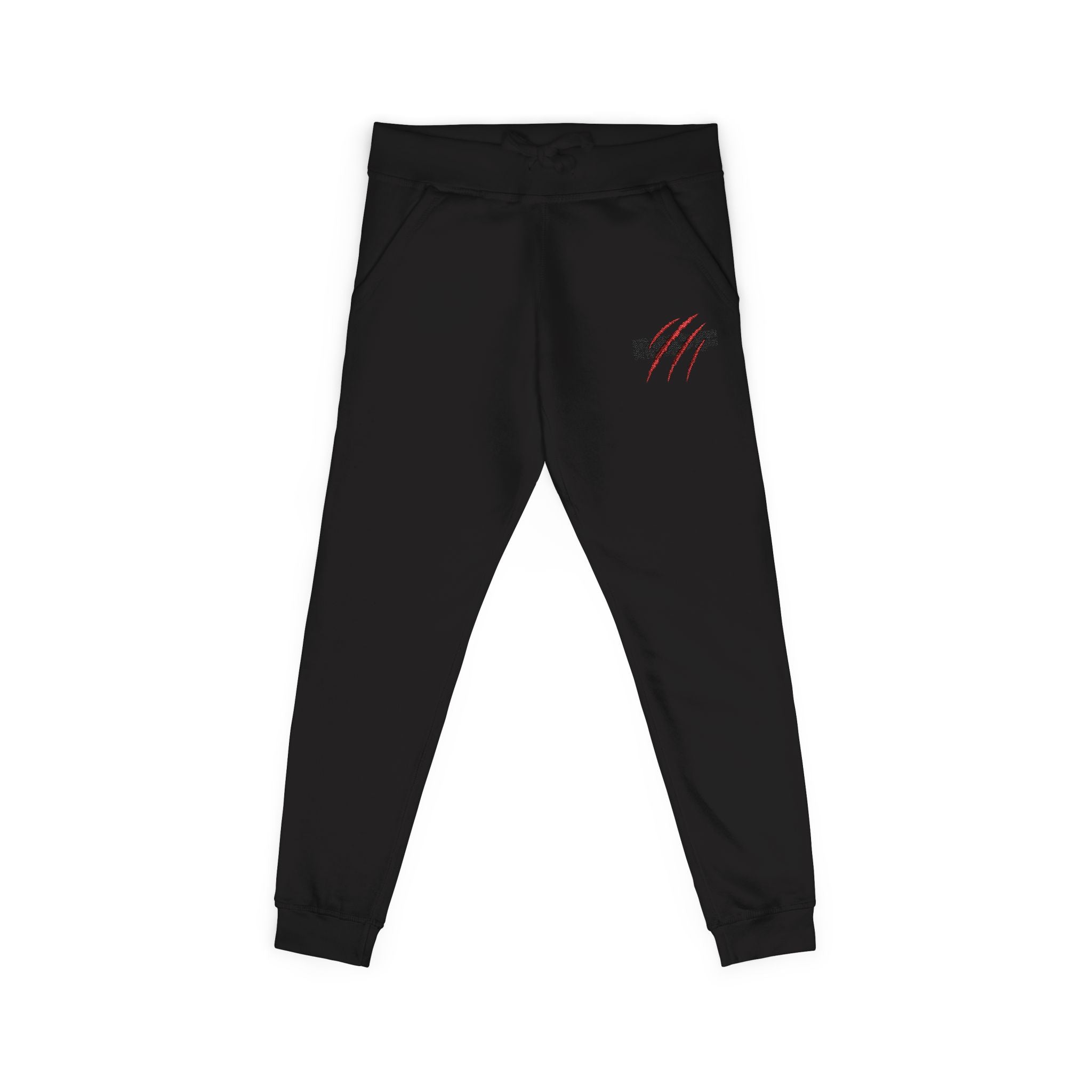 Cozy Embroidered Unisex Fleece Sweatpants for Relaxation, Comfortable Loungewear, Casual Outfits, Perfect Gift for Friends