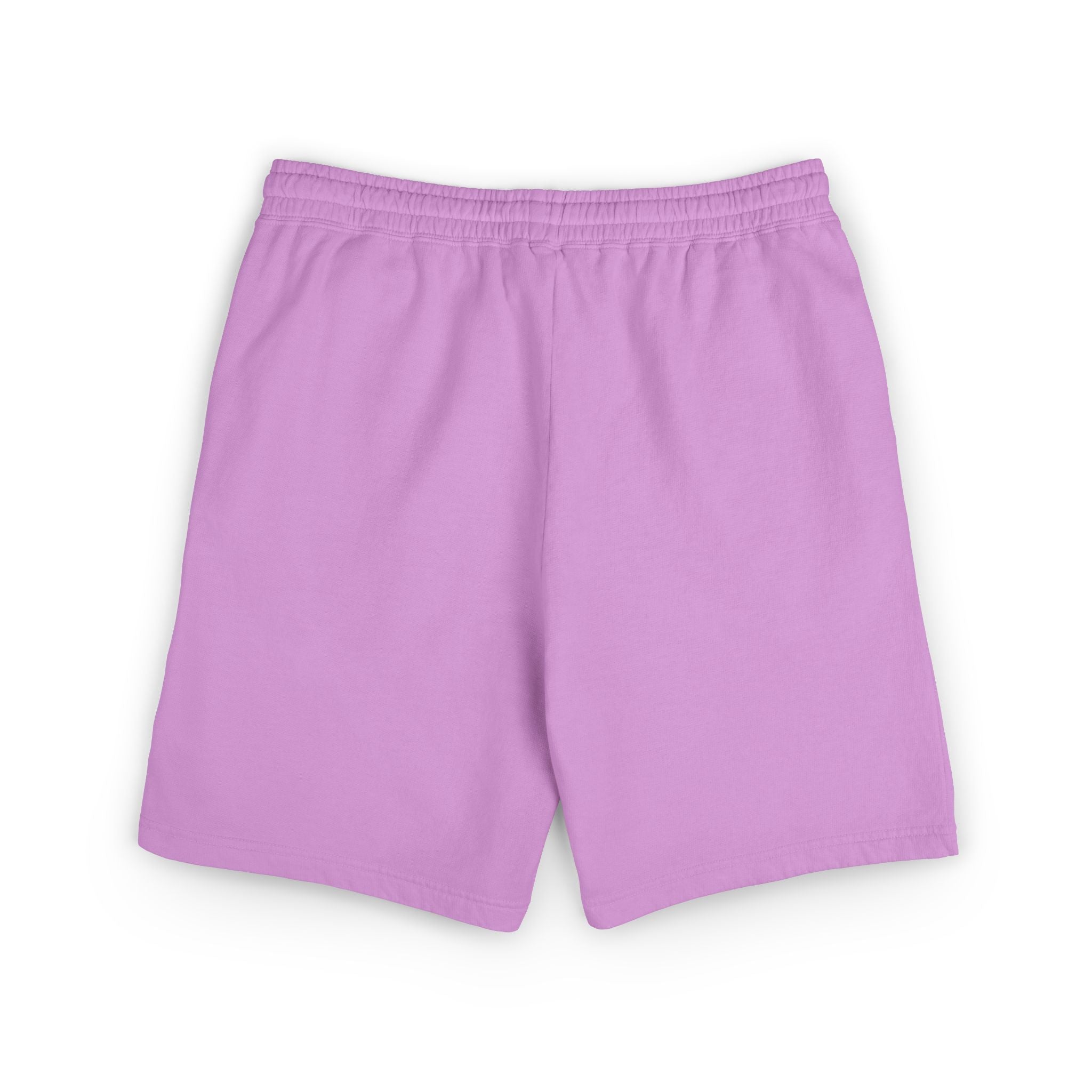Stripe Lightweight Fleece Sweat Shorts — Minimal Compass Logo Lounge Shorts