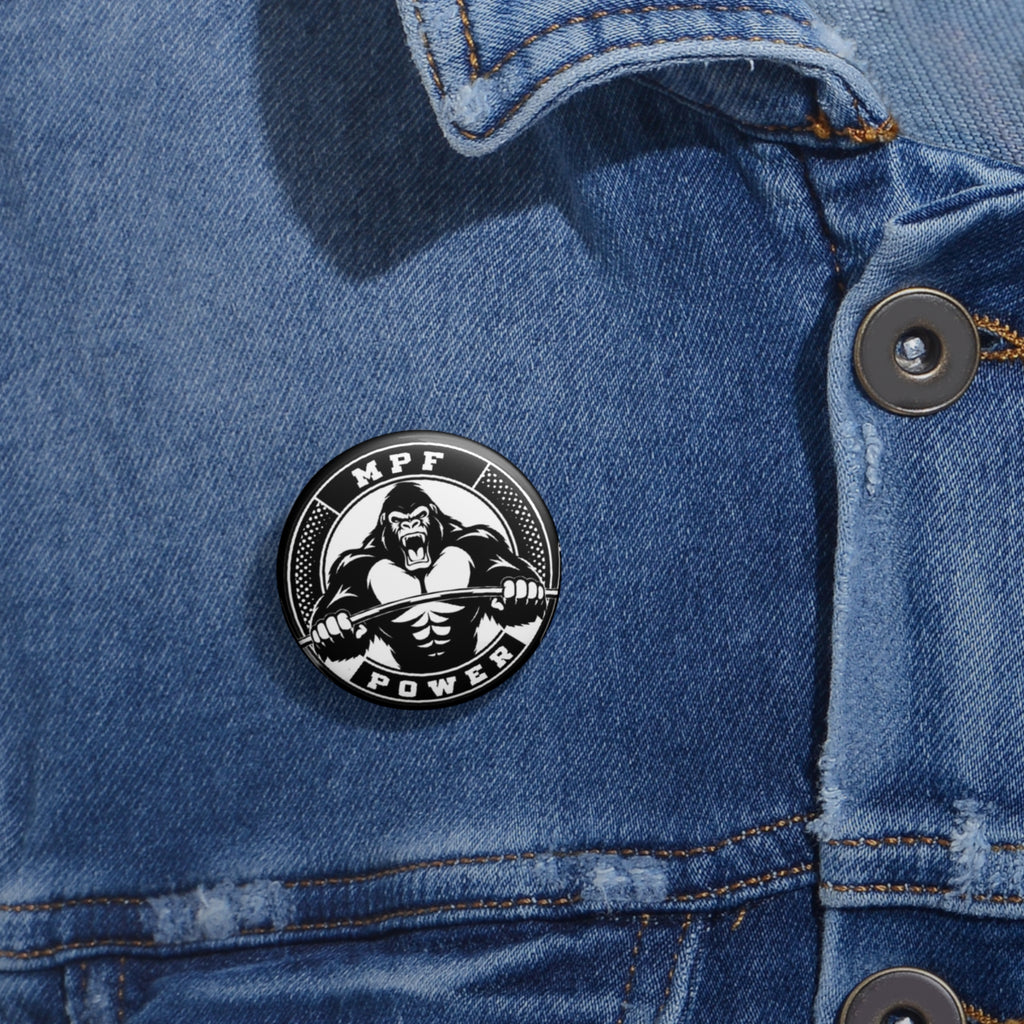Gorilla Power Pin Button — MPF Power Gym Badge