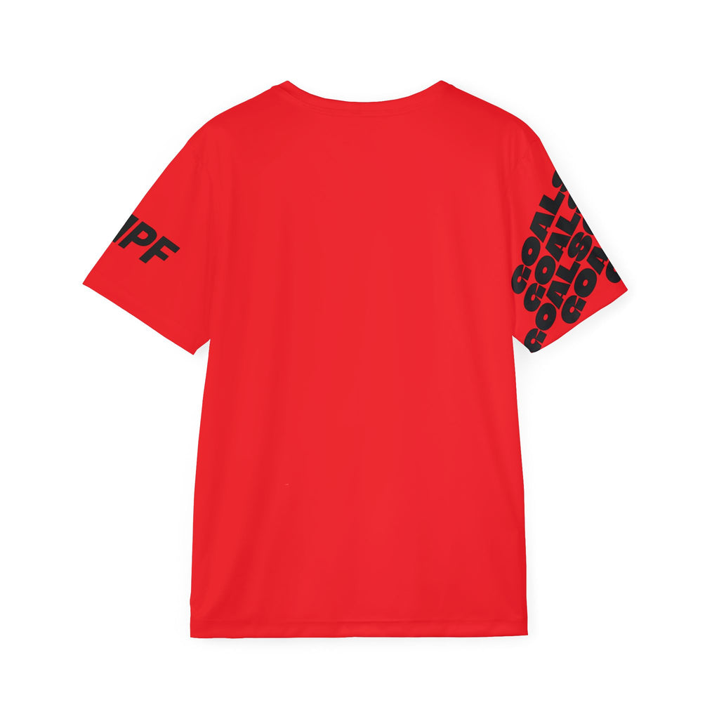 Red Men's Sports Jersey – Goals & Victory Athletic Tee