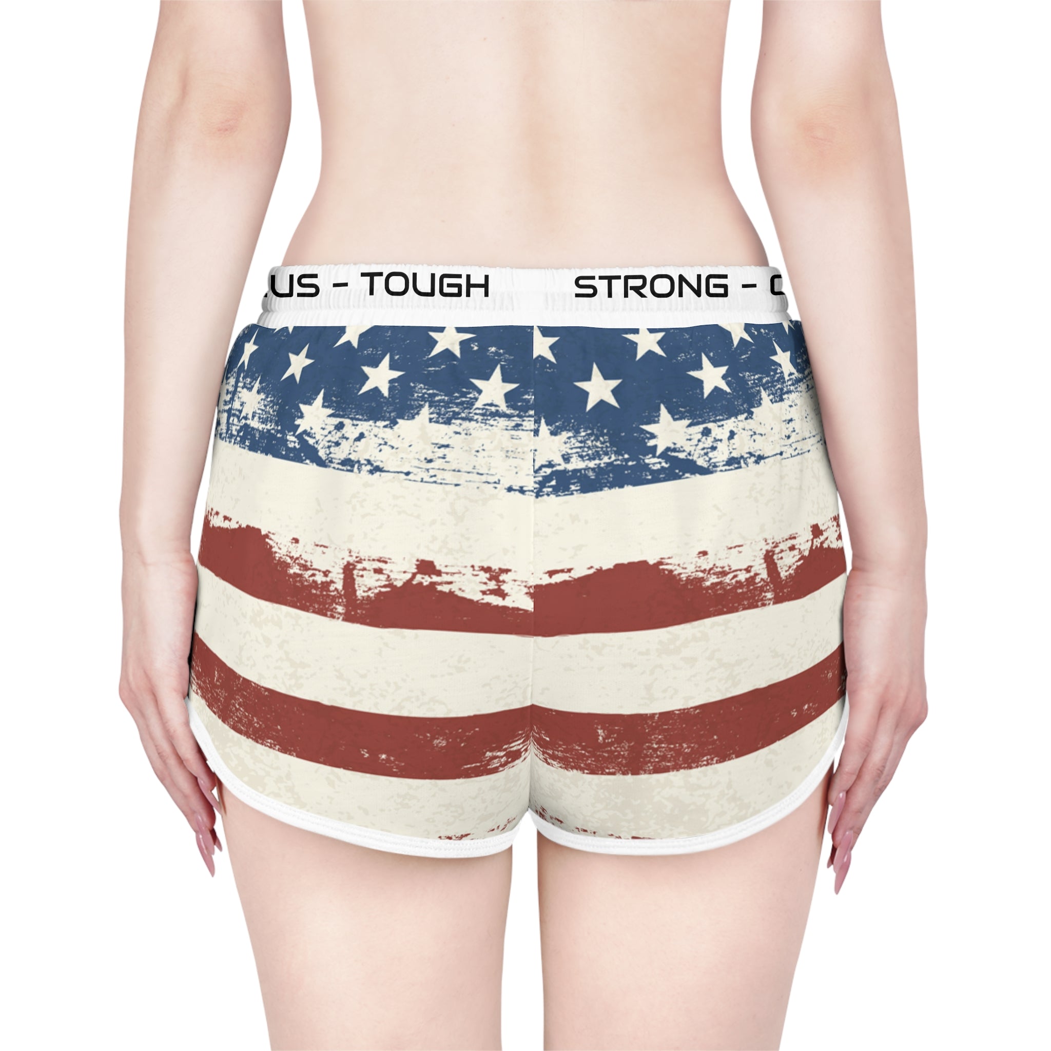 Empowering Women's Relaxed Workout Shorts | AOP, Gym, Fitness, Sportswear, Casual, Active Lifestyle