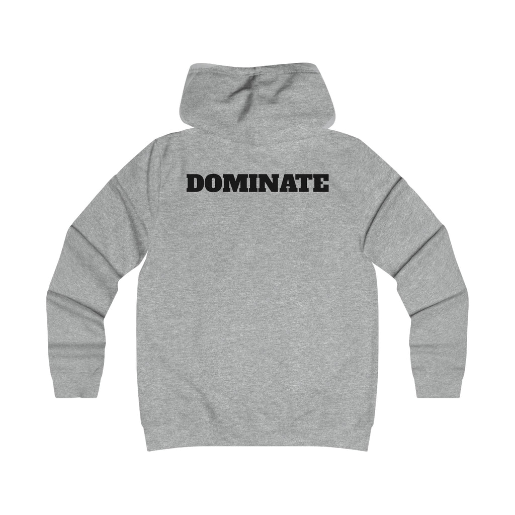 Gym Gorilla Hoodie — 'MPF Power' Weightlifting Hooded Sweatshirt with BACK: DOMINATE