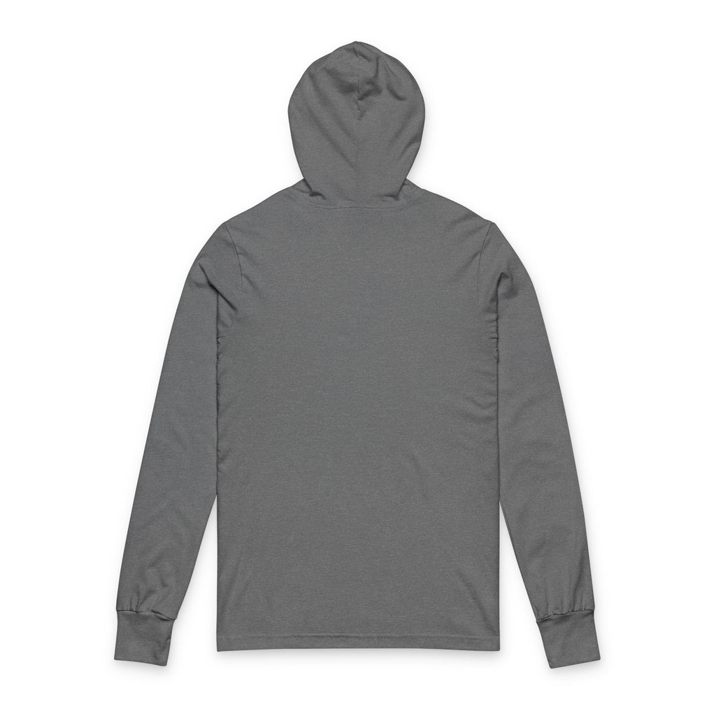 Unisex Hooded Tee: Sporty Long Sleeve Shirt for Active Lifestyle, Perfect for Gym, Casual Wear, and Outdoor Activities