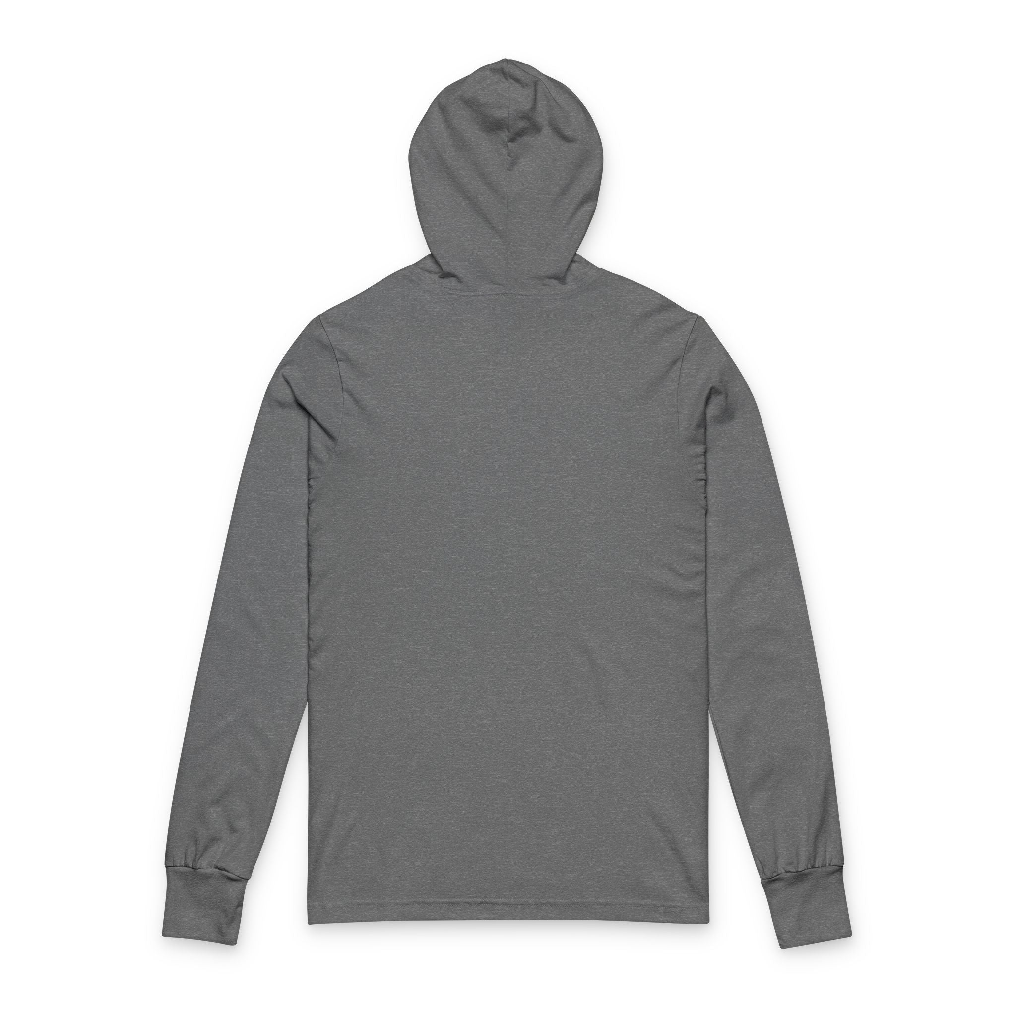 Unisex Hooded Tee: Sporty Long Sleeve Shirt for Active Lifestyle, Perfect for Gym, Casual Wear, and Outdoor Activities