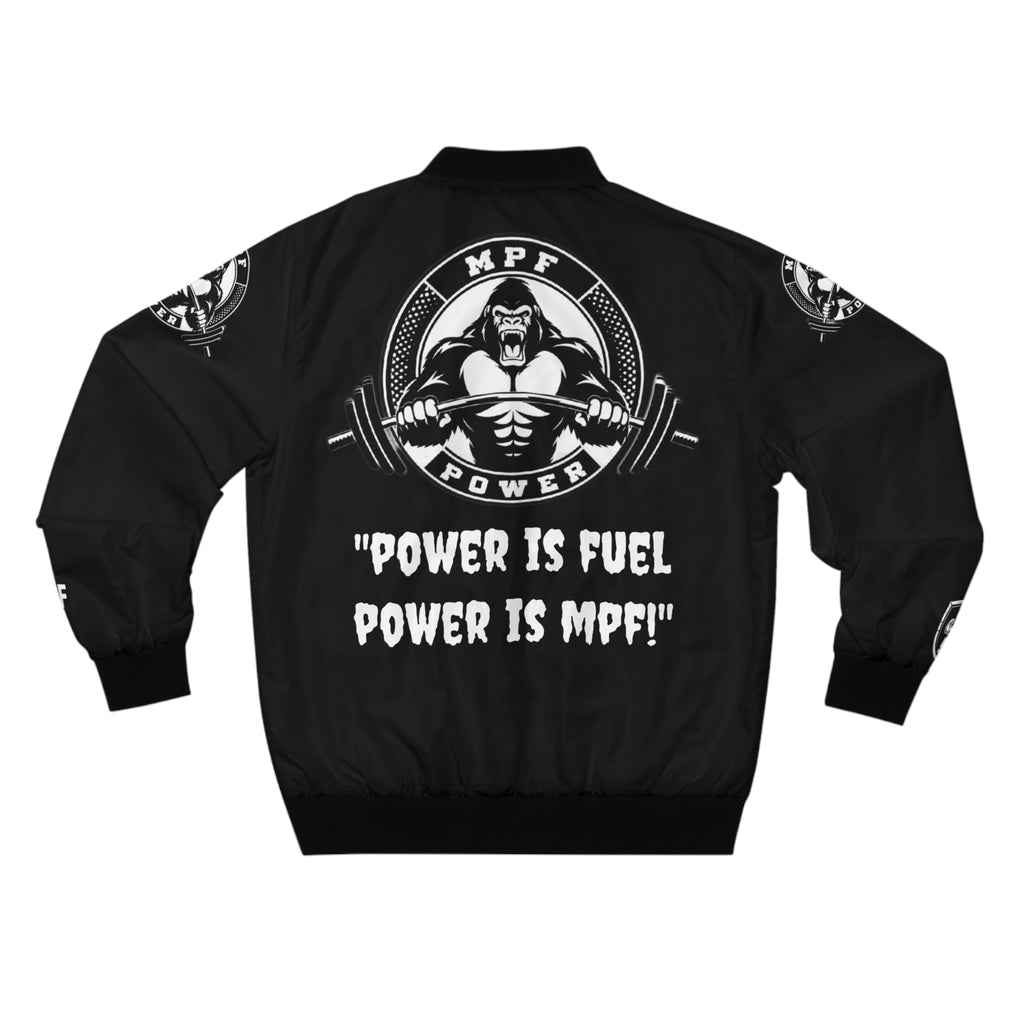 MPF Power Men's Bomber Jacket - Stylish Gym Wear for Strength Enthusiasts
