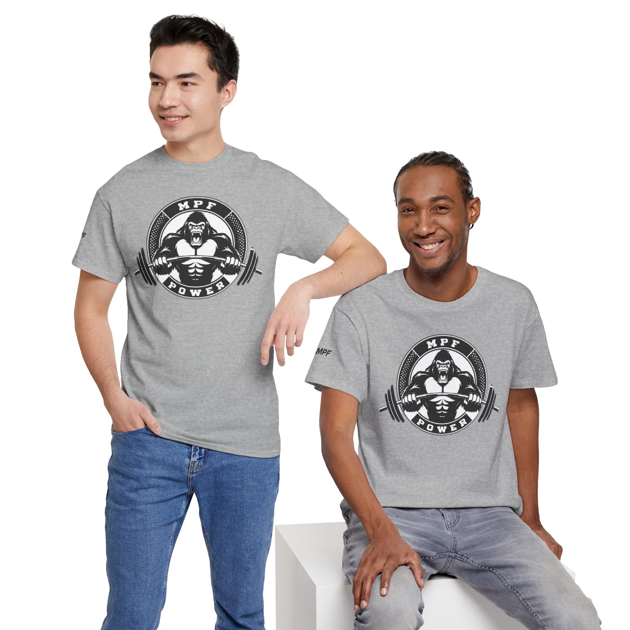 Gorilla Power Tee — Gym Weightlifting Workout Shirt
