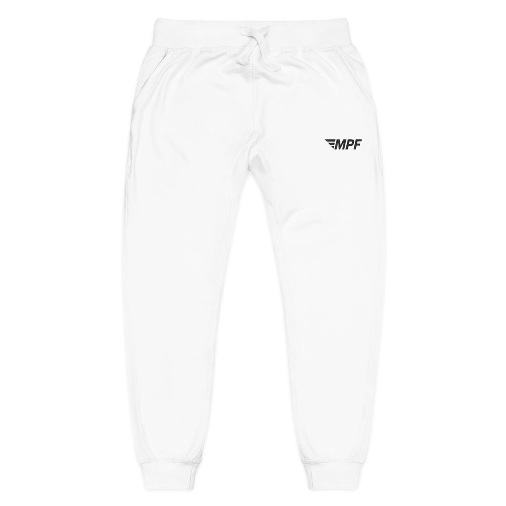 Cozy Embroidered Unisex Fleece Sweatpants for Relaxation, Comfortable Loungewear, Casual Outfits, Perfect Gift for Friends