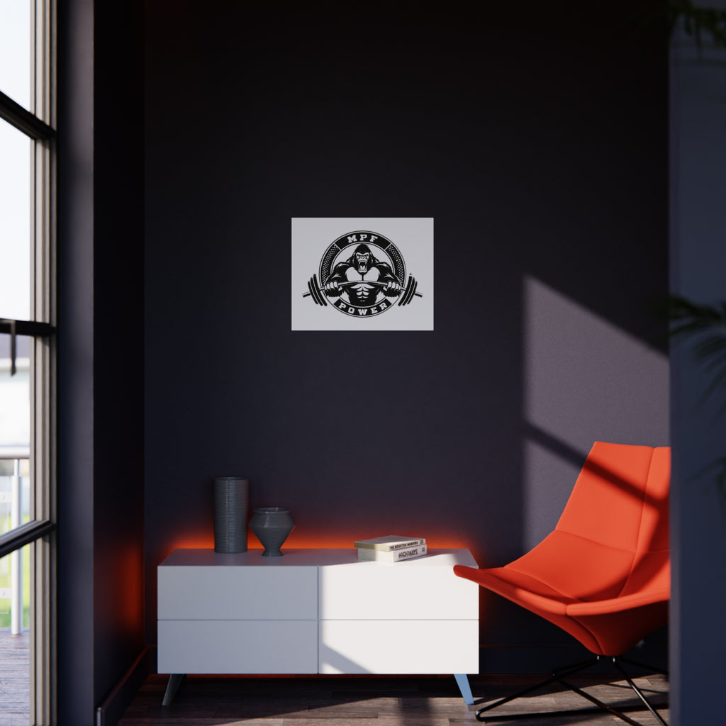 Powerlifting Foam Board Art | Gym Decor, Fitness Wall Art, Motivational Gym Decor, Weightlifting Wall Art, Powerlifting Motivational Sign