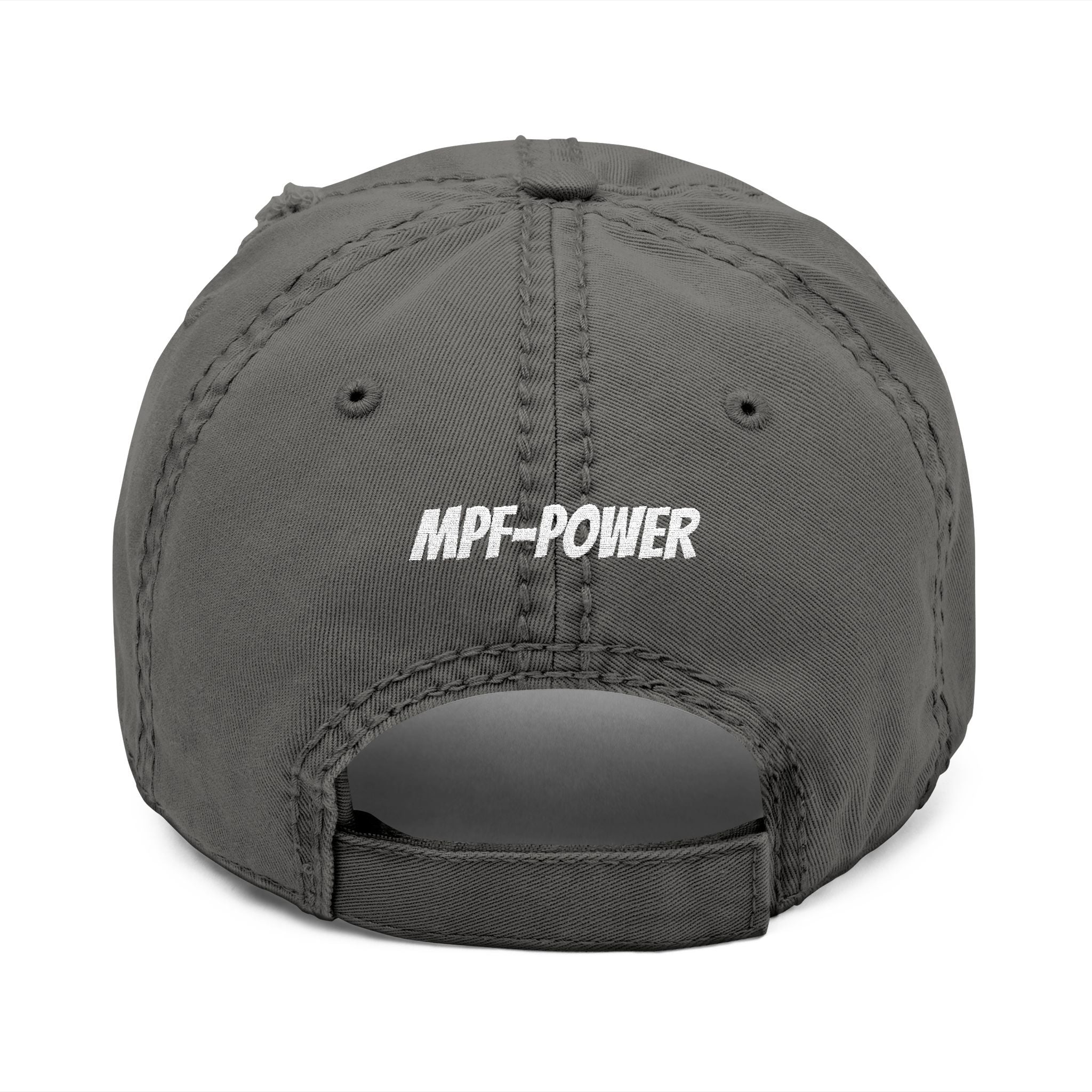 Vintage Distressed Dad Hat with Embroidery - Perfect for Fitness Enthusiasts