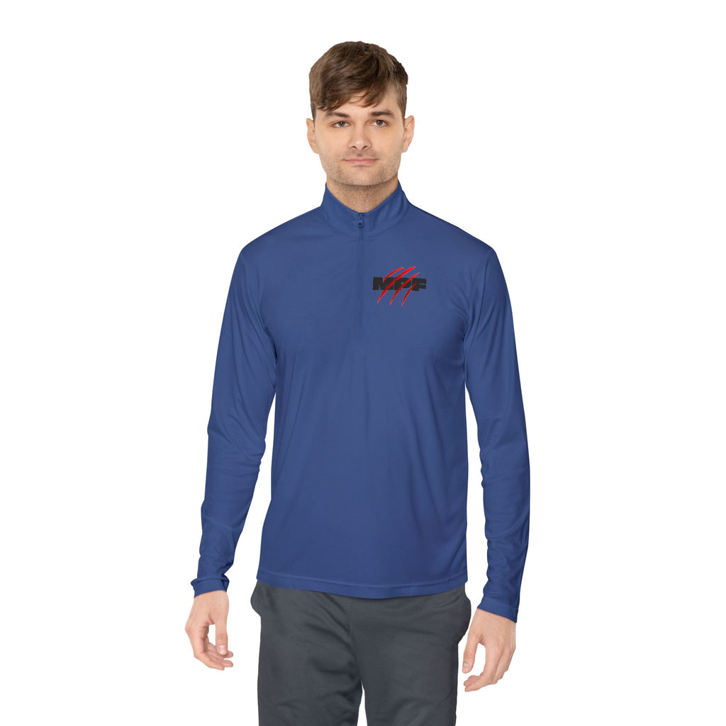 Muscle & Motivational Unisex Quarter-Zip Pullover - Fitness Apparel, Activewear, Workout Gear, Gym Style, Trendy Exercise Hoodie