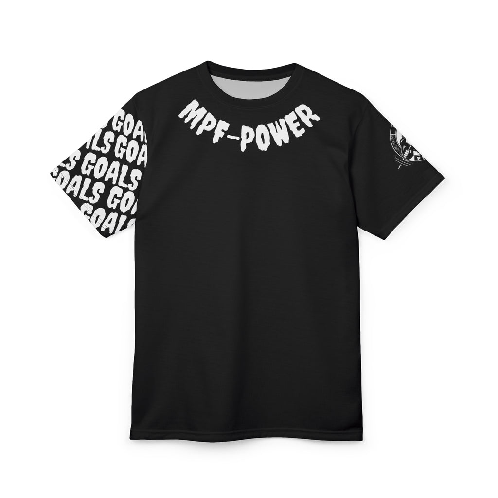 Goals Motivational Unisex Cut & Sew Tee - MPF Power Goals
