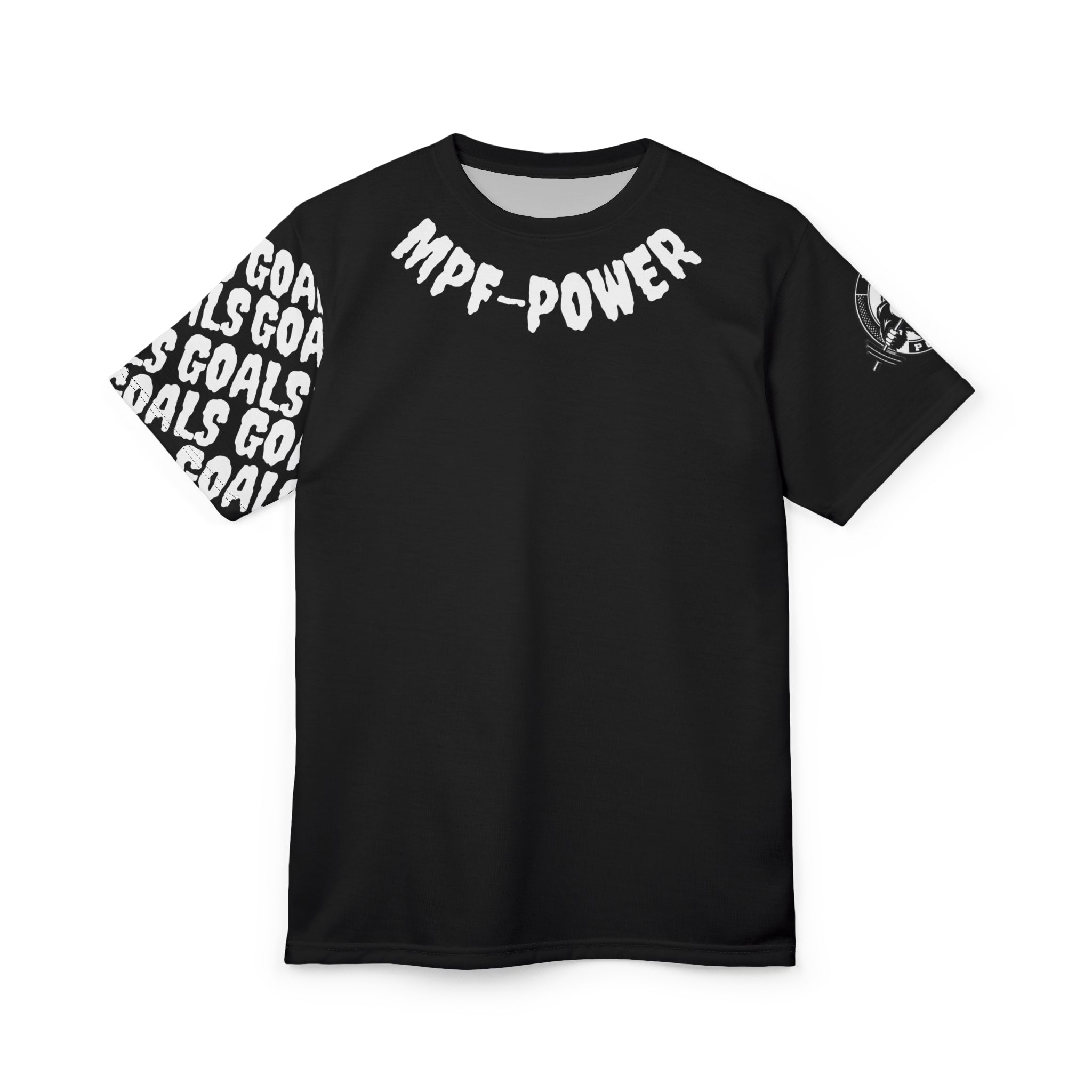 Goals Motivational Unisex Cut & Sew Tee - MPF Power Goals