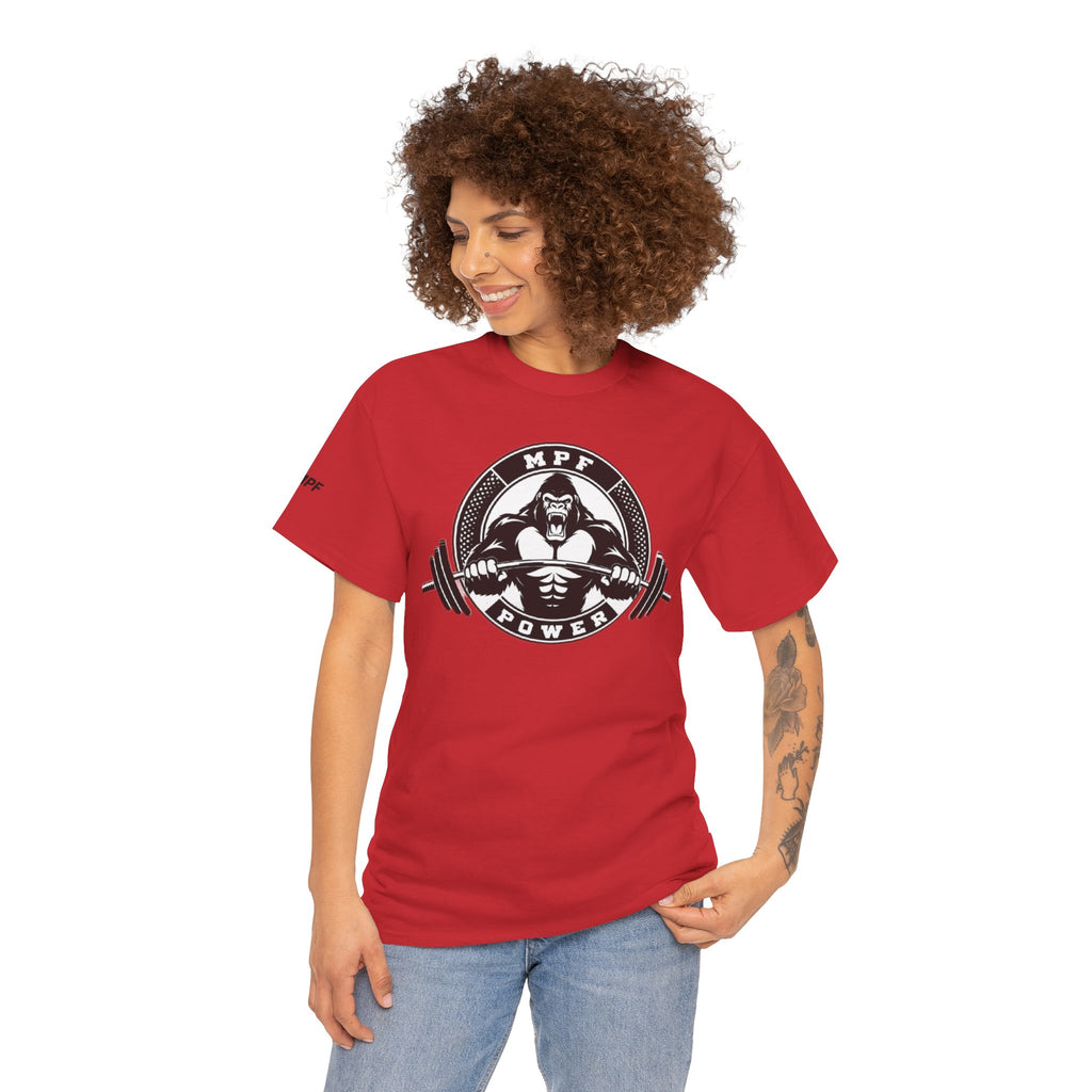Gorilla Power Tee — Gym Weightlifting Workout Shirt