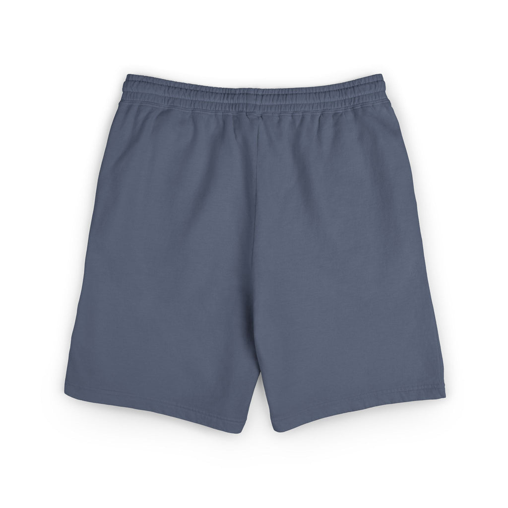 Lightweight Fleece Sweat Shorts — Minimal Compass Logo Lounge Shorts