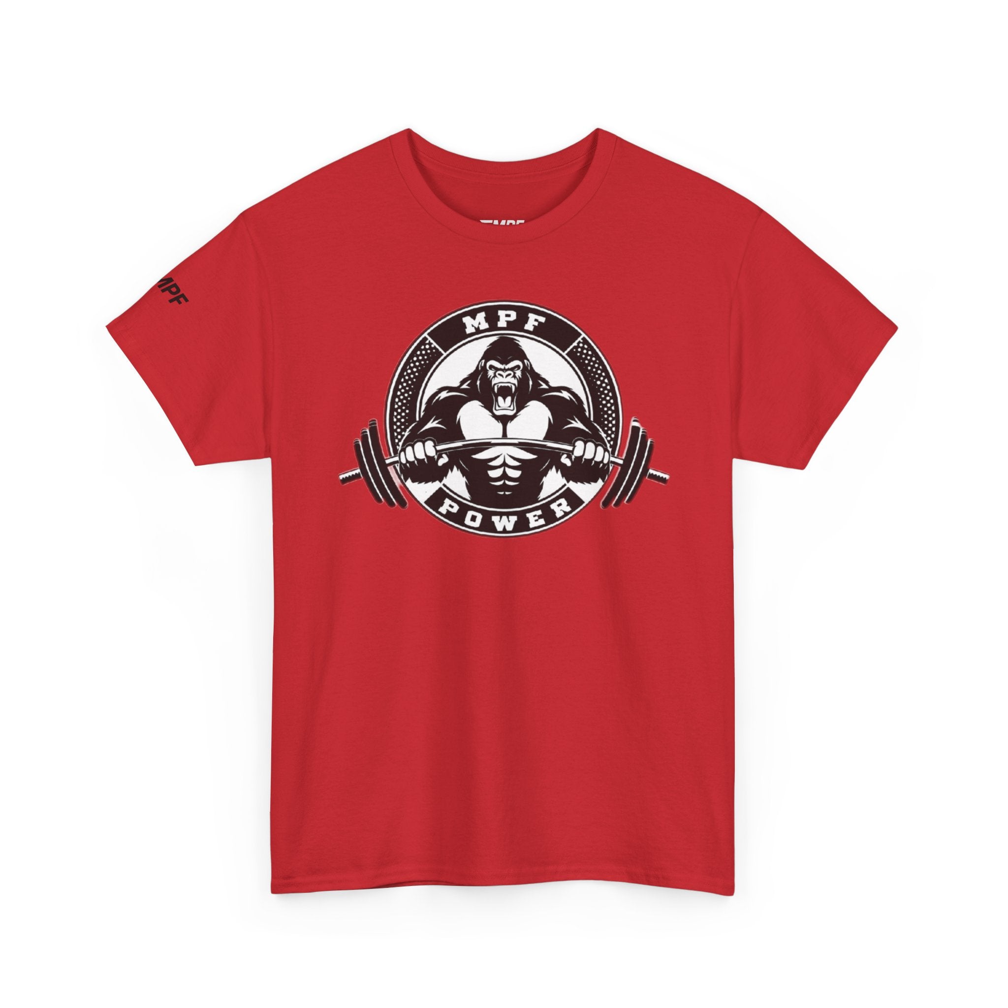 Gorilla Power Tee — Gym Weightlifting Workout Shirt