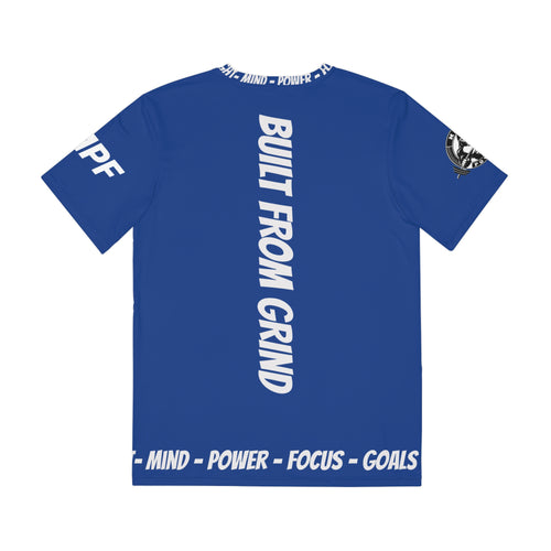 Blue MPF Tee, Motivational T-Shirt, Fitness Apparel, Workout Gear, Gym Wear, Active Lifestyle Shirt