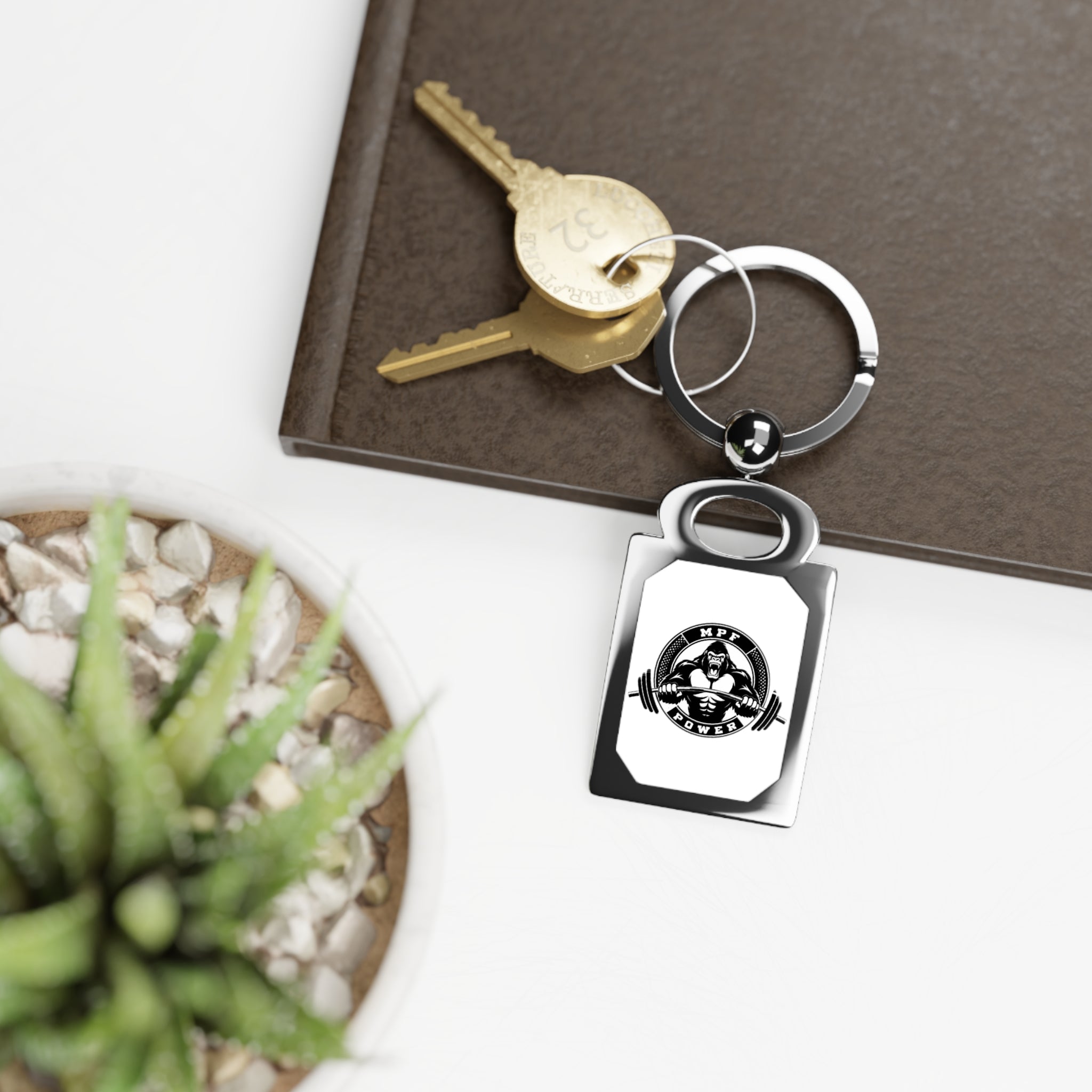 Custom Photo Keyring, Personalized Keychain, Gift for Gym Lovers, Motivational Keyring, Sports Accessory, Memories Key Holder