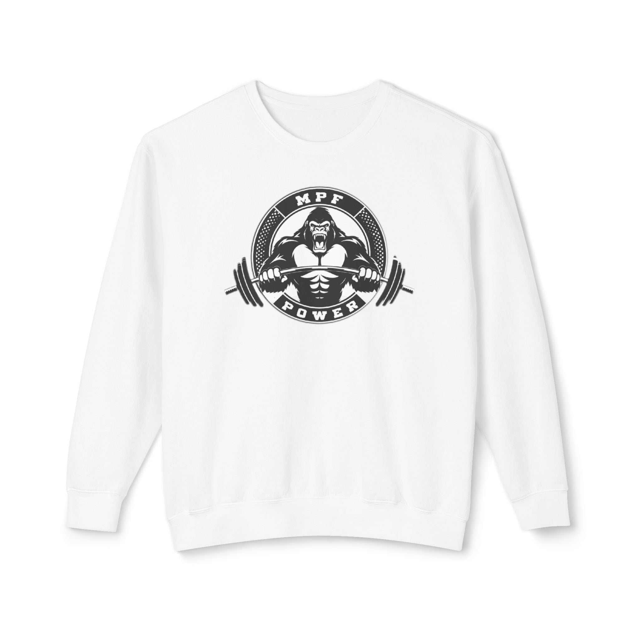 M.P.F. Power Unisex Lightweight Crewneck Sweatshirt - Mind Power Fitness Goals