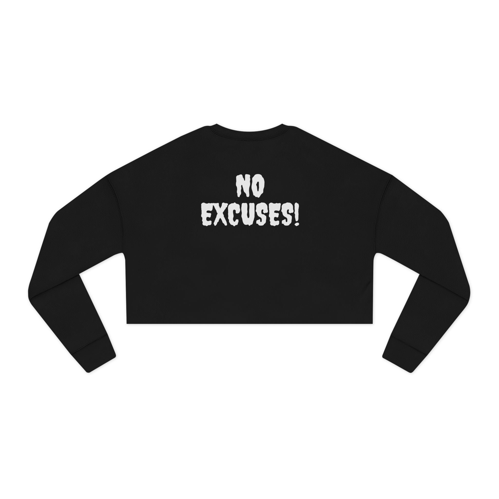 Empowered Women's Cropped Sweatshirt - Motivational Fitness Apparel